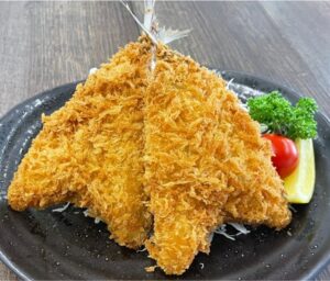 N001 秋田県産アジフライ４枚